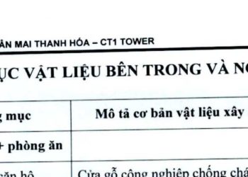 Nội thất bàn giao tại chung cư Xuân Mai Tower, Thanh Hóa